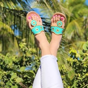 Turquoise Jack Rogers